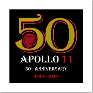 50th Anniversary Apollo 11 Posters and Art